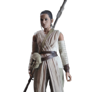 Toy figure of Rey Skywalker.