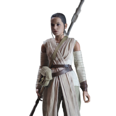 Toy figure of Rey Skywalker.