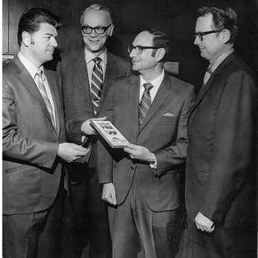 Arcadia Plaque Presentation 1971