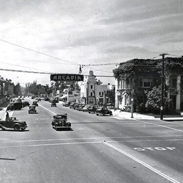 Huntington Drive and First with City Hall