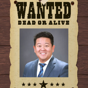 Steven Rhee on wanted poster