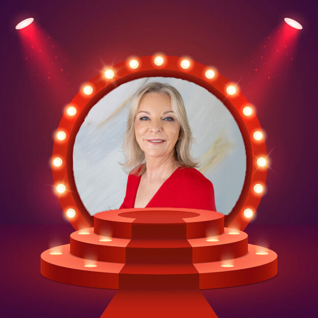 Diane Pierson profile picture in a theater frame.