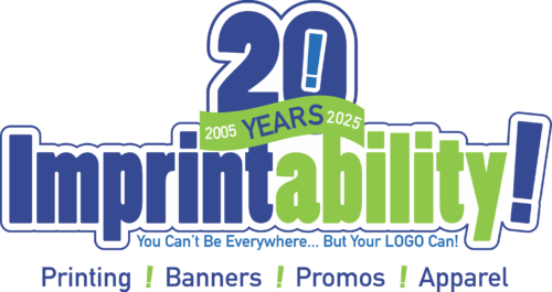 Imprintability 20 years logo