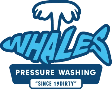 Whales Pressure Washing logo.